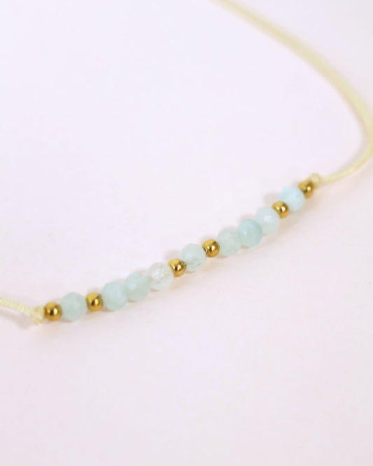 Bracelet Harmonie - Aigue-marine