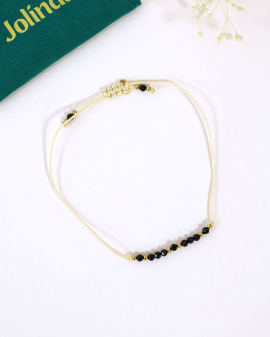 Bracelet Sagesse - saphir noir